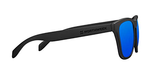 Northweek Regular Jibe - Gafas de Sol para Hombre y Mujer, Polarizadas, Negro/Azul