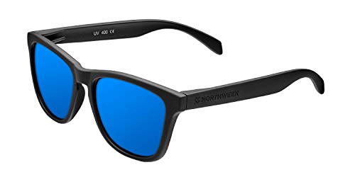 Northweek Regular Jibe - Gafas de Sol para Hombre y Mujer, Polarizadas, Negro/Azul