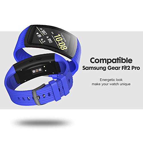 NotoCity Compatible con Correa Gear Fit 2 / Gear Fit 2 Pro Silicona Pulsera de Repuesto