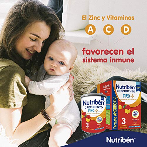 Nutribén Crecimiento ProAlfa 3 Leche en polvo de Crecimiento para bebés- A partir de 12 meses- 1 unidad 800g