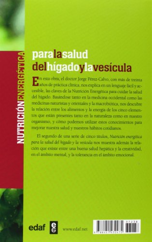 Nutrición Energética Para La Salud Del Hígado Y La Vesícula: 1 (Plus Vitae)