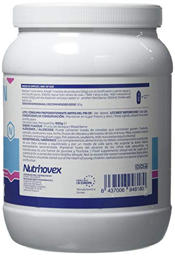 Nutrinovex Hidratein, Sabor Frutos del Bosque - 600 gr