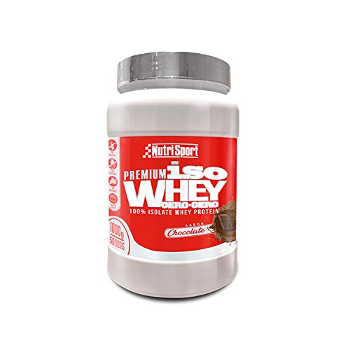 NutriSport - Iso Whey 0.0 Premium, 1Kg, Sabor Chocolate