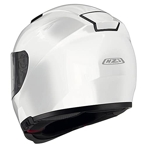 NZI Eurus 2 - Casco de Moto Integral (S (55-56cm), Blanco)