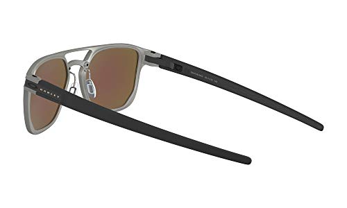 Oakley 0OO4128 Gafas de Sol, Matte Light Gunmetal, 53 para Hombre