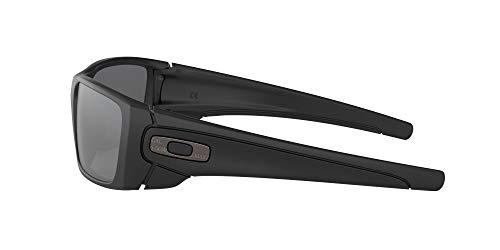 Oakley Men's Fuel Cell Non-Polarized Iridium Rectangular Sunglasses, Cerakote Graphite Black, 60.0 mm