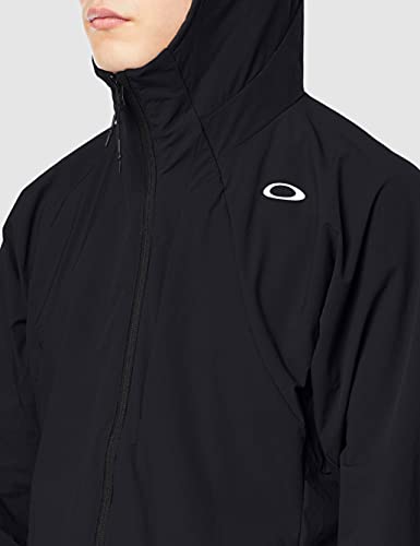 Oakley Wind Jacket Chaqueta Cortavientos Enhance FGL 1.7, Blackout, M para Hombre