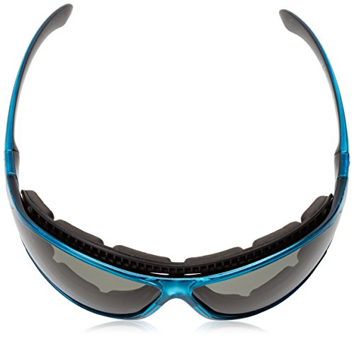Ocean Sunglasses Tierra de Fuego - Gafas de Sol polarizadas - Montura : Azul Transparente - Lentes : Ahumadas (12200.6)
