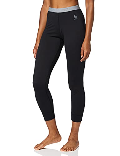 Odlo Suw Bottom Pant Natural 100% Merino Warm Pantalon, Mujer, Black, S