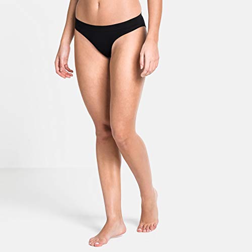 Odlo SUW Calzoncillo, Mujer, Negro, Extra-Small