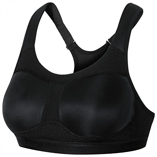 Odlo Ultimate High 13091A - Sujetador Deportivo, Mujer, Sport BH Sports Bra Ultimate High, Negro