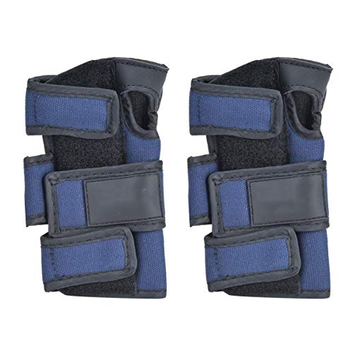 Okuyonic Al Aire Libre Niños Rodilleras Codo Pad Protección Equipo Entrenamiento Deportivo Deporte al Aire Libre Juego(Navy Blue)