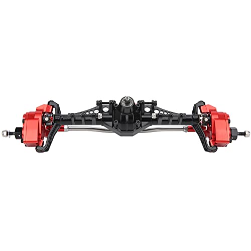 Omabeta Eje para Axial Capra Diseño Innovador Metal RC Eje Frontal Durable con Exquisita Artesanía para Reemplazo de Crawlers (Negro)