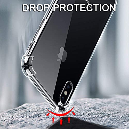 omitium Funda con Cuerda para iPhone XS MAX, Carcasa Transparente iPhone XS MAX Correa Cover con Correa Colgante Ajustable Case [Moda y Practico] [ Anti-Choque] TPU Carcasa Cuerda iPhone XS MAX