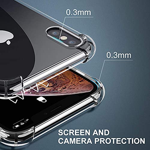 omitium Funda con Cuerda para iPhone XS MAX, Carcasa Transparente iPhone XS MAX Correa Cover con Correa Colgante Ajustable Case [Moda y Practico] [ Anti-Choque] TPU Carcasa Cuerda iPhone XS MAX