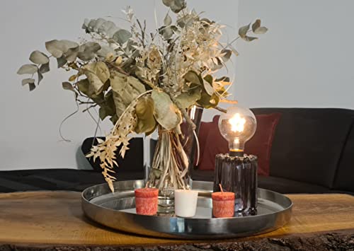 ONE GOODLIFE | Juego de regalo de velas aromáticas – Juego de velas como regalo | 10 unidades de velas de cera de estearina – Color negro | velas aromáticas para Navidad o para aromaterapia | (opio)