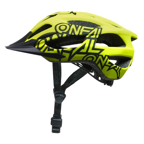 O'NEAL | Bicicleta de montaña | Enduro All-Mountain | Sistema de ventilación eficaz, Sistema de Ajuste de Talla, Aprobado por la EN1078 | Casco Q RL V.22 | Adulto | Amarillo neón | XS/S/M