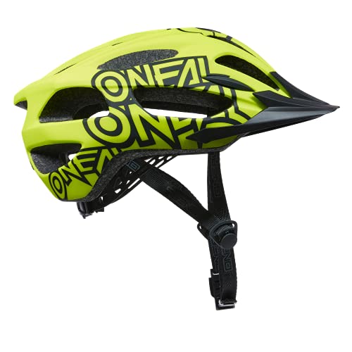 O'NEAL | Bicicleta de montaña | Enduro All-Mountain | Sistema de ventilación eficaz, Sistema de Ajuste de Talla, Aprobado por la EN1078 | Casco Q RL V.22 | Adulto | Amarillo neón | XS/S/M