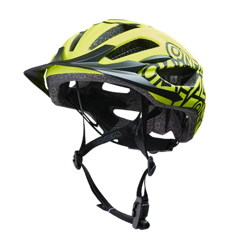 O'NEAL | Bicicleta de montaña | Enduro All-Mountain | Sistema de ventilación eficaz, Sistema de Ajuste de Talla, Aprobado por la EN1078 | Casco Q RL V.22 | Adulto | Amarillo neón | XS/S/M