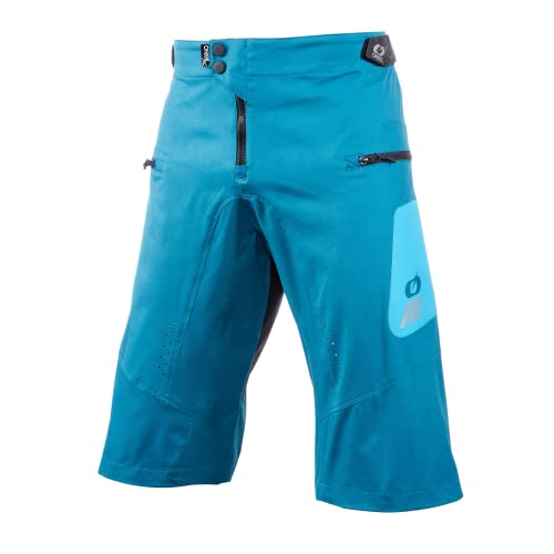 O'Neal Element FR Bermudas, Unisex-Adult, PETRÓLEO/Agua Verde, 38