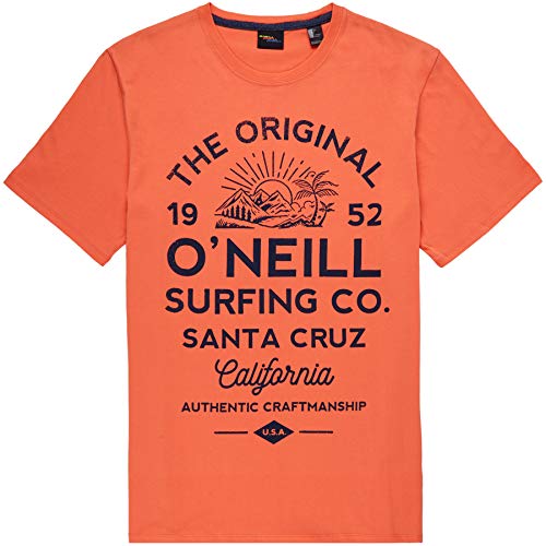 O'NEILL LM Muir Camisetas para Hombre, Hombre, Camisetas, 9A2334, Naranja ardiente, S