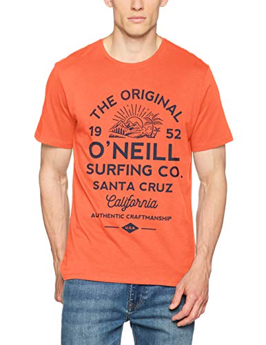 O'NEILL LM Muir Camisetas para Hombre, Hombre, Camisetas, 9A2334, Naranja ardiente, S