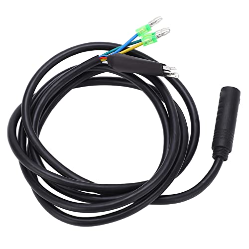 Onewer Cable de Extensión de Conversión de Motor, Falla Baja 160 Cm de Longitud Buena Dureza Buena Durabilidad Línea de Conversión de Motor de Bicicleta Eléctrica 9 Pines para Motor de Bicicleta