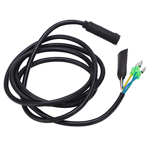 Onewer Cable de Extensión de Conversión de Motor, Falla Baja 160 Cm de Longitud Buena Dureza Buena Durabilidad Línea de Conversión de Motor de Bicicleta Eléctrica 9 Pines para Motor de Bicicleta