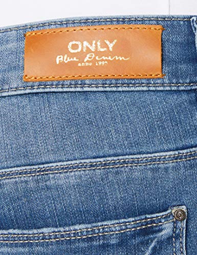 ONLY Onlcoral Sl Sk Dnm Jeans Bj8191-1 Noos, Mujer, Azul (Medium Blue Denim), W28/L30 (Talla del fabricante: 28)