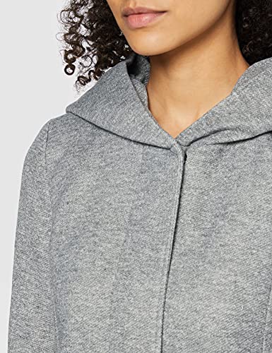 Only onlSEDONA Coat OTW Noos Abrigo, Gris (Light Grey Melange), 38 (Talla del Fabricante: Medium) para Mujer