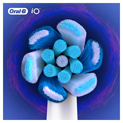 Oral-B iO Ultimate Clean Recambios Cepillo de Dientes Eléctrico, Pack de 2 Cabezales, Blanco - Originales