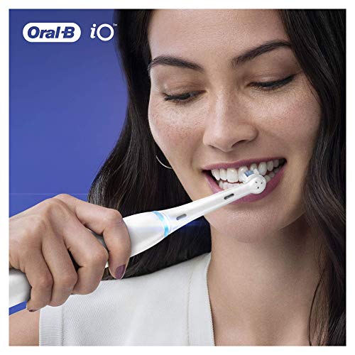 Oral-B iO Ultimate Clean Recambios Cepillo de Dientes Eléctrico, Pack de 2 Cabezales, Blanco - Originales