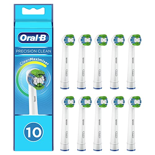 Oral-B Precision Clean Cabezales De Recambio, Pack De 10, Envase Reciclable, Apto para Tamaño Del Buzón