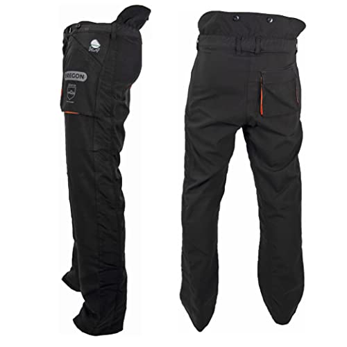 Oregon Peto de Protección Anticorte con Tirantes - Pantalones de Seguridad Tipo A para Motosierra (L)