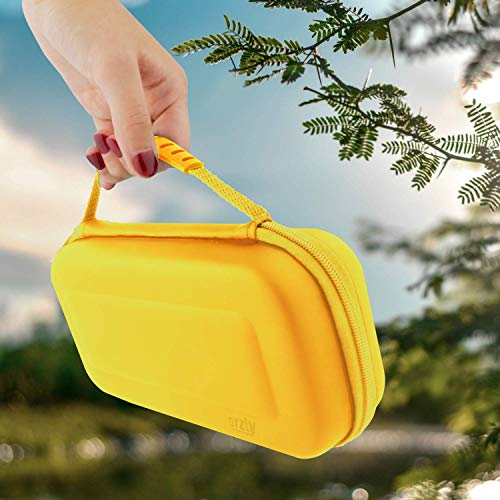 Orzly Funda para Nintendo Switch Lite – Estuche Protector rigida, para Llevar Nueva Switch Lite Consola (2019) y Sus Juegos y Accesorios - Amarillo