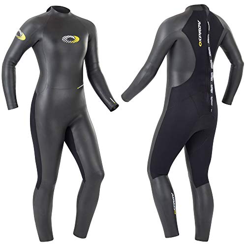 Osprey Nylon Traje de Neopreno de triatlón de Longitud Completa, Mujer, Negro, L