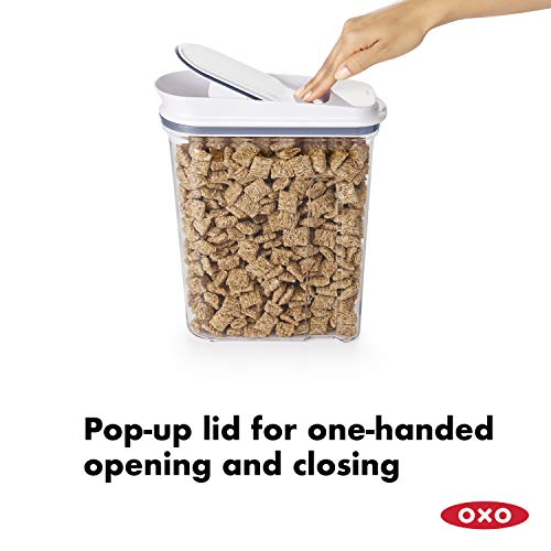 OXO Good Grips POP Dispensador de cereales, Recipiente para alimentos con tapa con capacidad de 2.3 litros