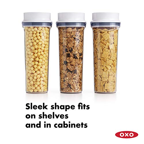 OXO Good Grips POP Dispensador de cereales, Recipiente para alimentos con tapa con capacidad de 2.3 litros