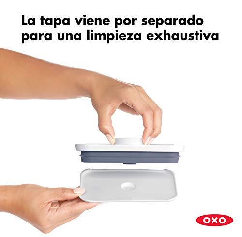 OXO Good Grips POP Recipiente para alimentos, Tarro de cocina hermético y apilable para alimentos, Adecuado para guardar tus bolsitas de té, manzanilla y mucho más. Tamaño 1.6 litros