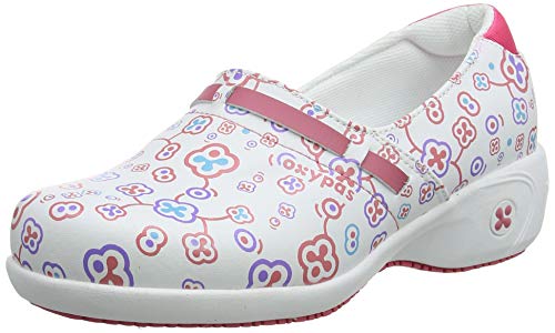 Oxypas Lucia, Zapatos de seguridad para Mujer, Blanco (White Flr), 5 UK (38 EU)