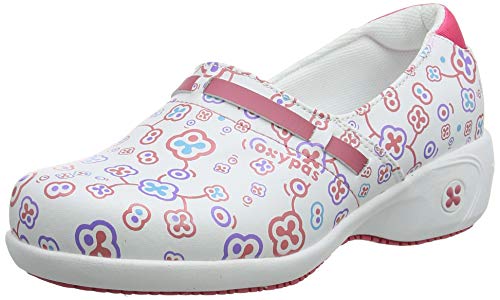 Oxypas Lucia, Zapatos de seguridad para Mujer, Blanco (White Flr), 5 UK (38 EU)
