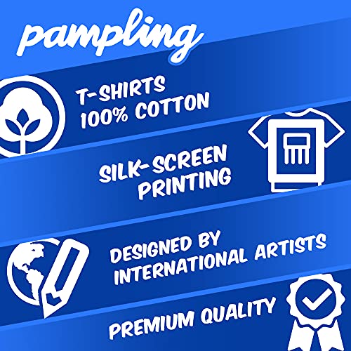 Pampling Make a Smile - Astronauta en el Espacio, Camiseta Hombre, Nero, XL