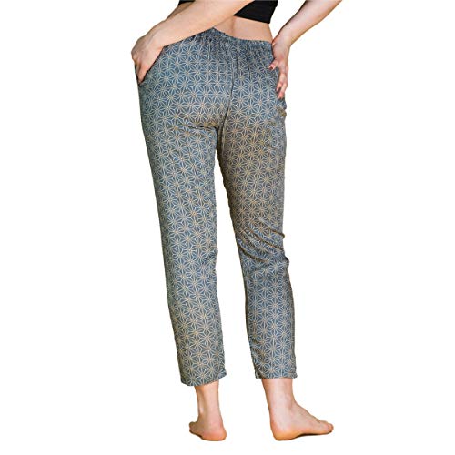 PANASIAM CM1 Carrot Pants, 01_Asanoha Petrol M