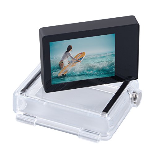 Pantalla LCD de 2 pulgadas para GoPro Hero 4, 3+, 3 y 2, de SupTig, no táctil, con funda impermeable