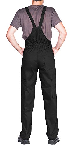 Pantalones con peto de trabajo para hombre, Made in EU, Mono de trabajo, Azur, blanco, rojo, verde, negro