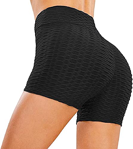 Pantalones Cortos Leggings Mujer Mallas Yoga Pantalones Alta Cintura Elásticos Push Up Pantalones Cortos Mallas Pantalones Deportivos Mujer Pantalones Cortos Leggings para Yoga Running Fitness