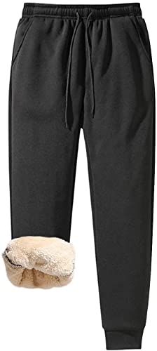 Pantalones Deportivos Para Hombres Pantalones Gruesos Con Forro Polar Pantalones Casuales Sueltos Cálidos Para Correr Pantalones De Invierno Pantalones De Chándal De Lana Para Hombres Pantalones De Oc