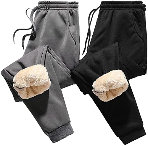 Pantalones Deportivos Para Hombres Pantalones Gruesos Con Forro Polar Pantalones Casuales Sueltos Cálidos Para Correr Pantalones De Invierno Pantalones De Chándal De Lana Para Hombres Pantalones De Oc