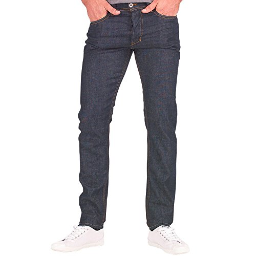 Pantalones vaqueros ajustados para hombre azul oscuro Diesel ORJ66 azul azul oscuro 33W x 32L
