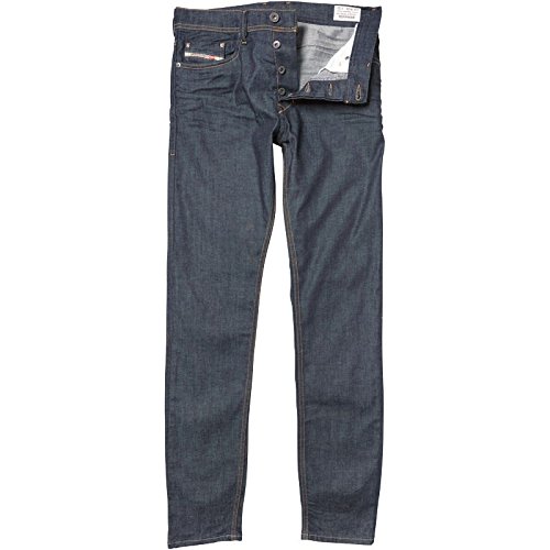 Pantalones vaqueros ajustados para hombre azul oscuro Diesel ORJ66 azul azul oscuro 33W x 32L